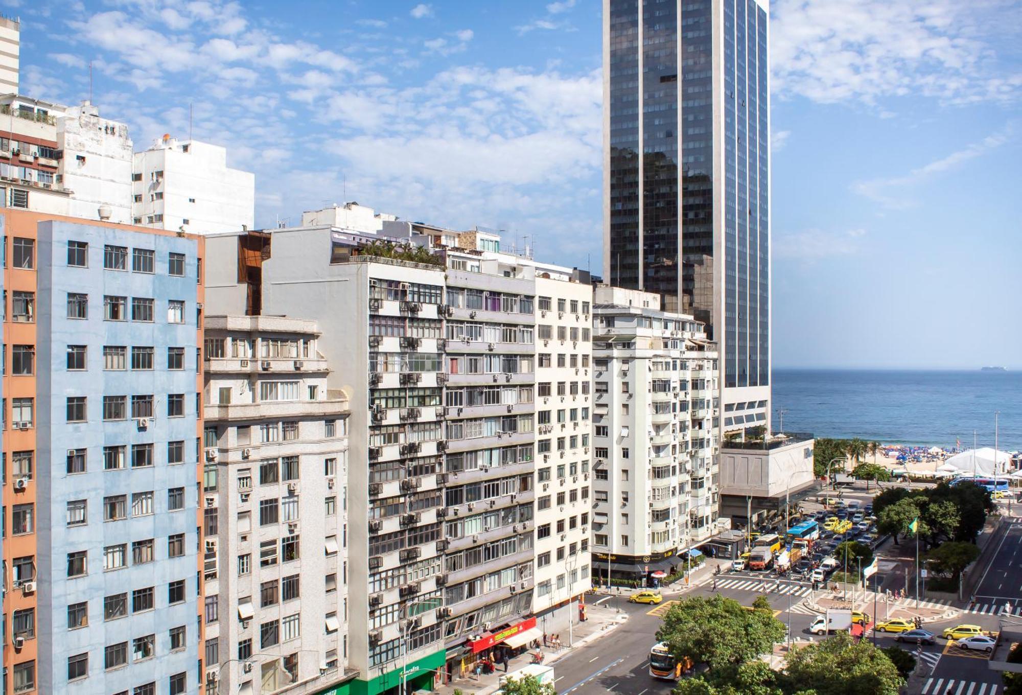 Apartamento Completo Na Praia De Copacabana 02 Quartos Com Vista Lateral Mar Em Andar Alto, Ar, Wifi , Netflix, Pauloangerami Rmvc18 Rio de Janeiro Eksteriør billede